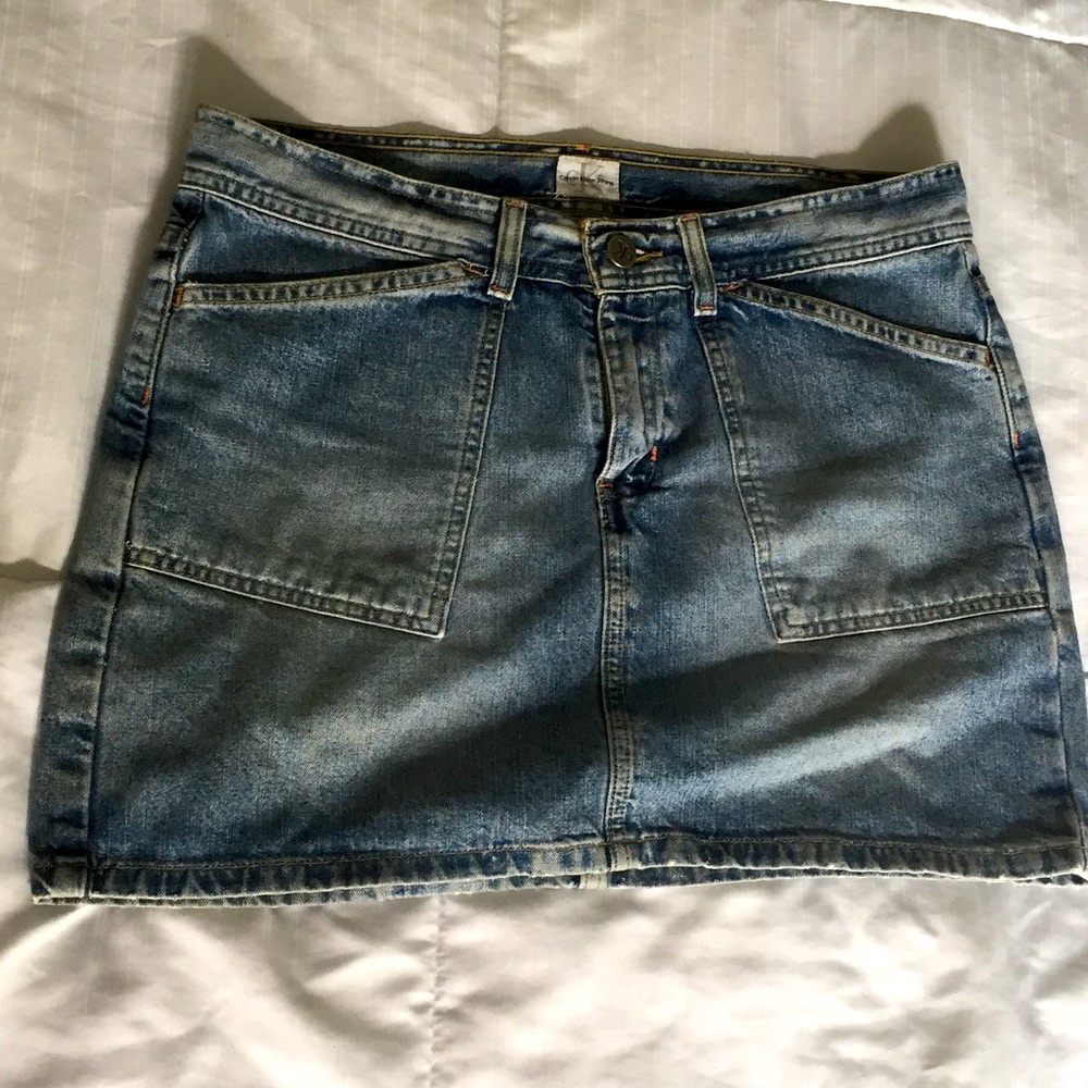 Calvin Klein denim mini